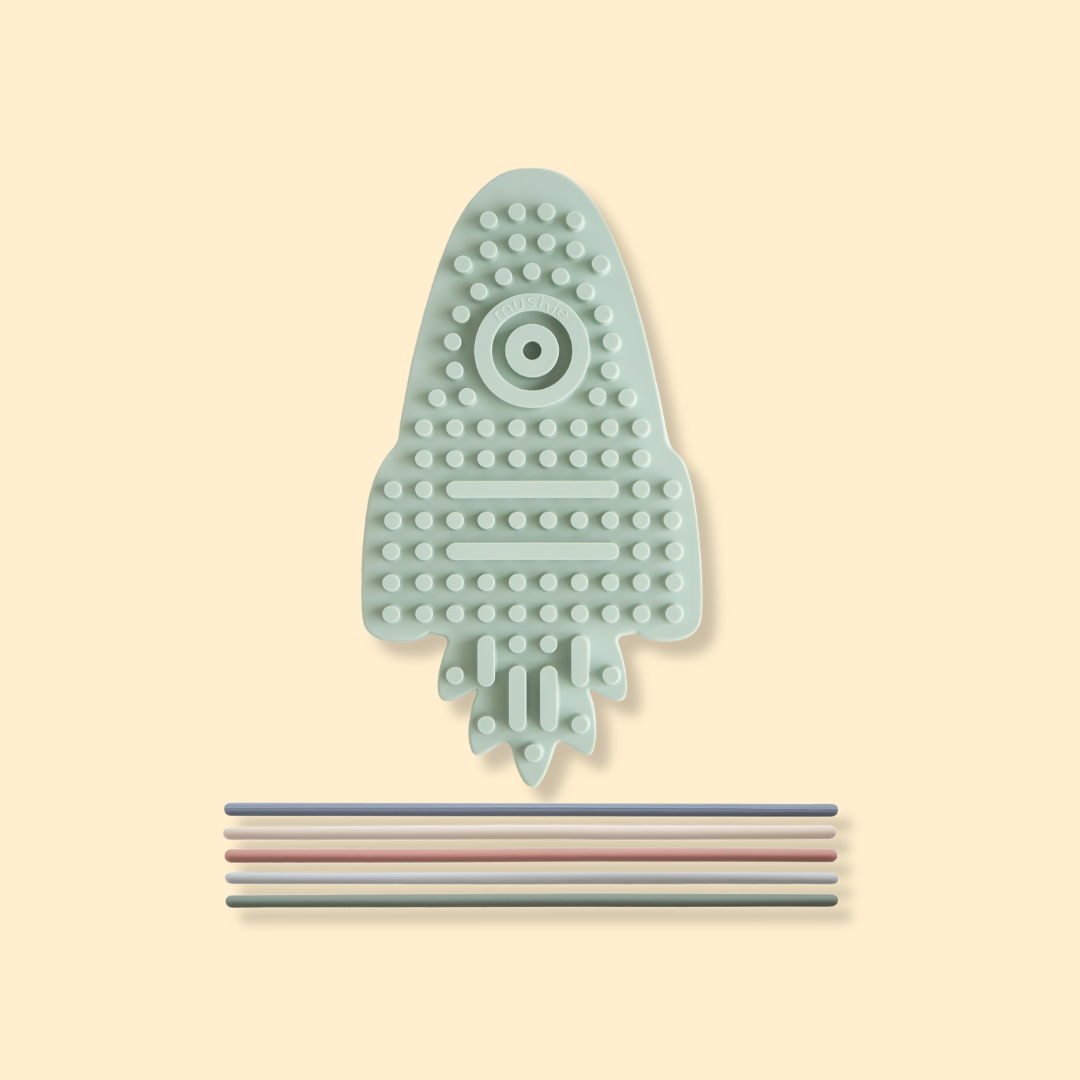 Jouet sensoriel en silicone - Fusée P'tits Loups Shop