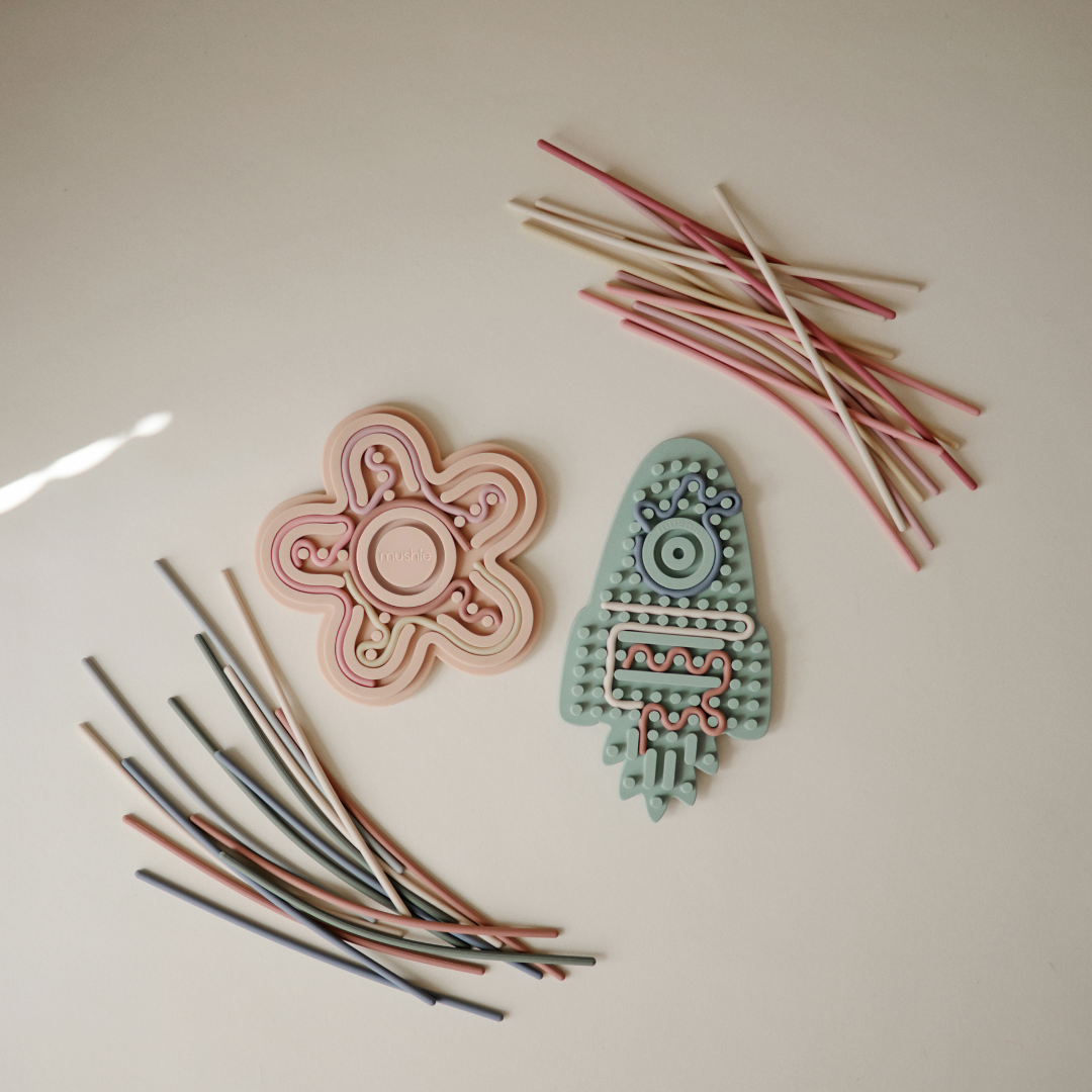 Jouet sensoriel en silicone - Fleur P'tits Loups Shop