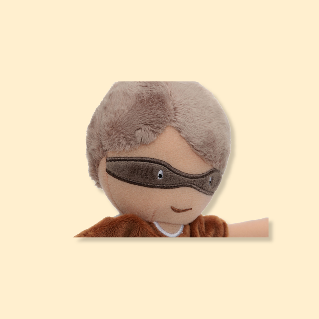 Peluche Super héro - Dave P'tits Loups Shop