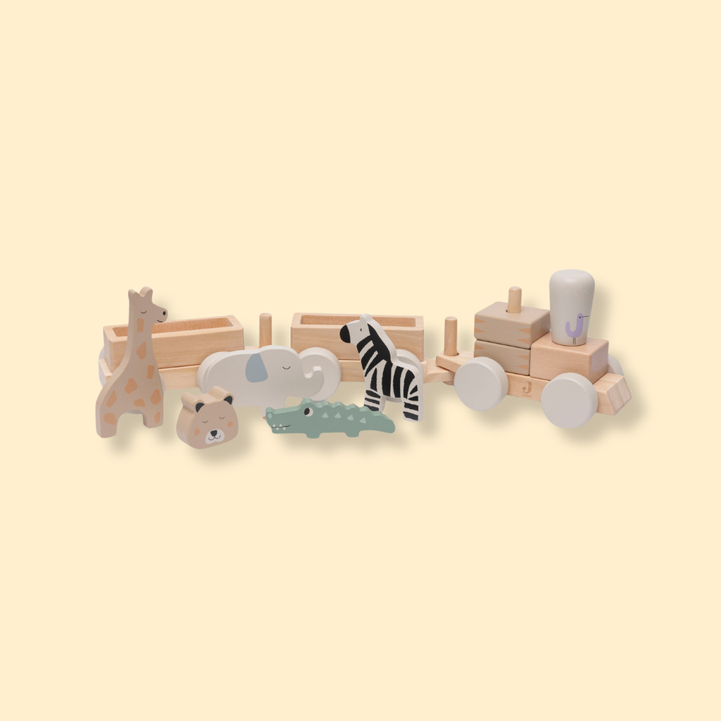 Train en bois - Jungle Jumbo P'tits Loups Shop