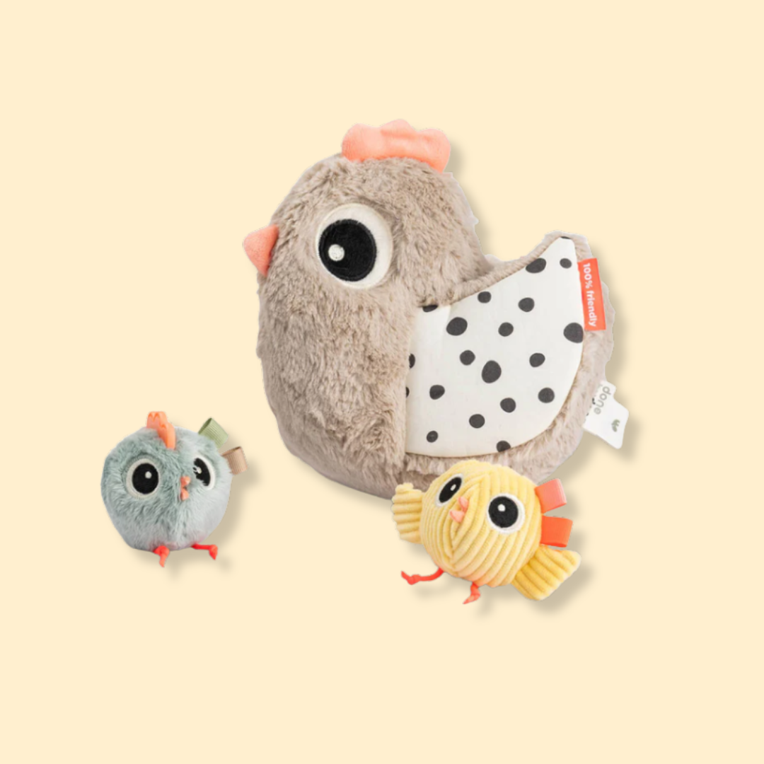 Jouet d'activités cache-cache – Poule P'tits Loups Shop