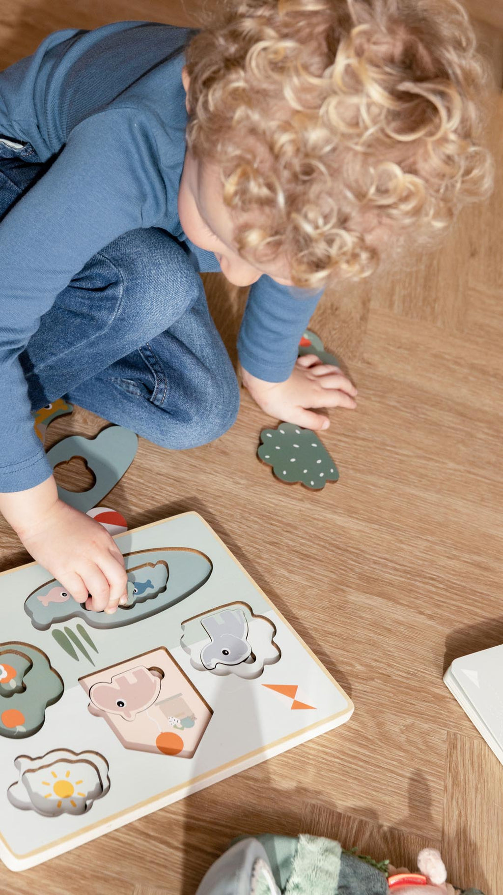 Puzzle encastrable - Tiny farm P'tits Loups Shop